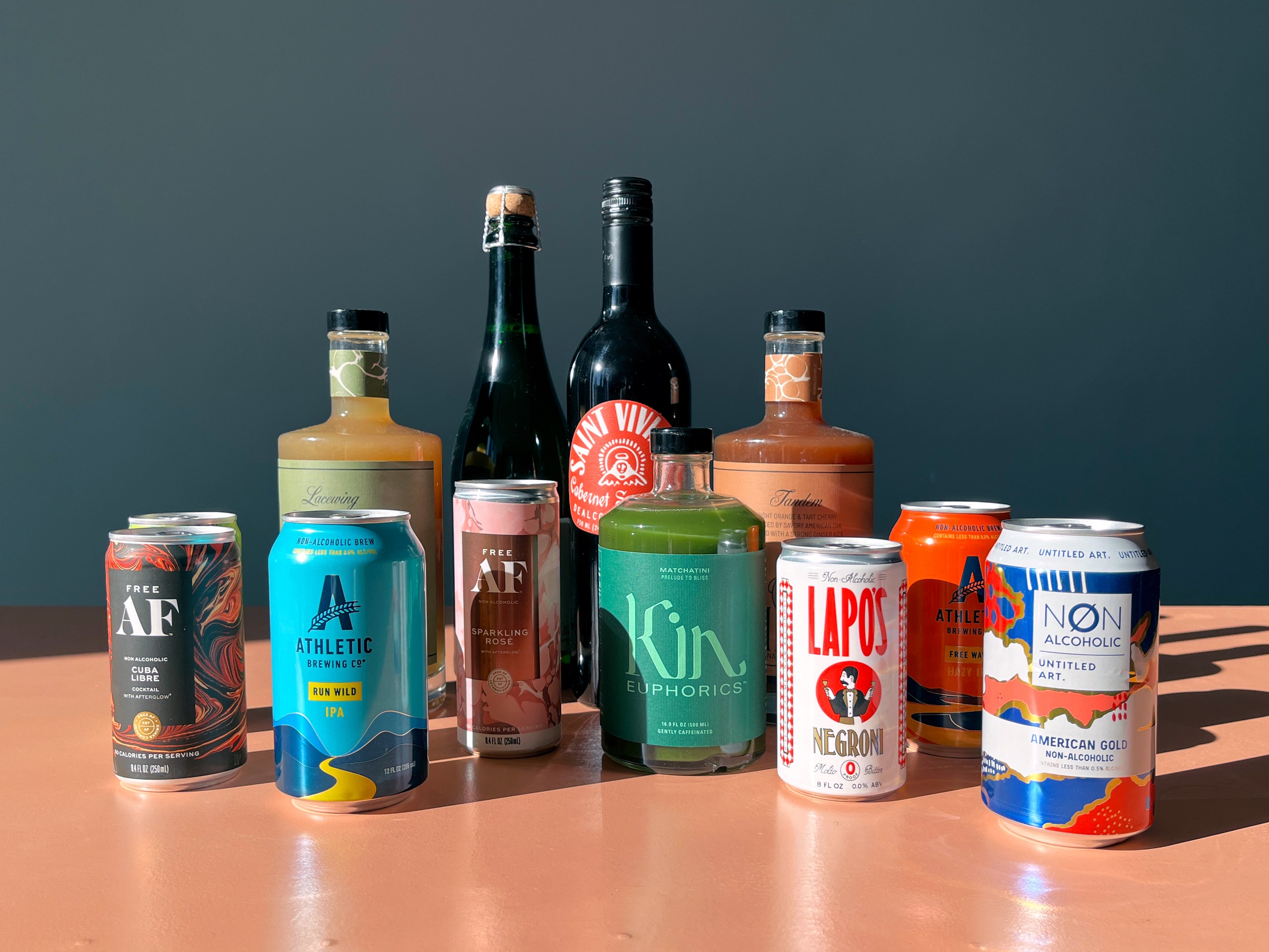 Image may contain Alcohol Beer Beverage Desk Furniture and Table