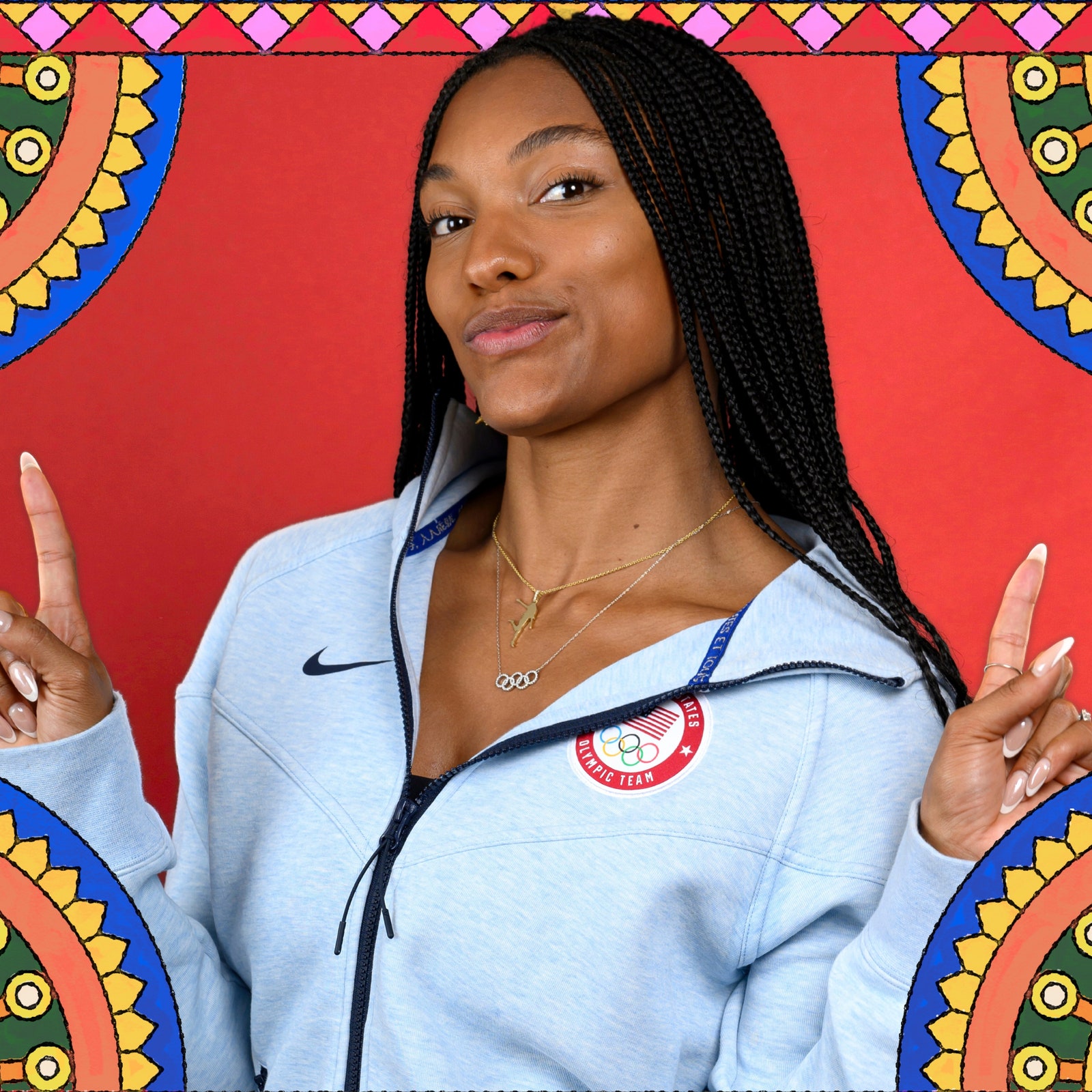 Olympian Tara Davis Woodhall Is Still Flying High&-While Embracing Her Inner Homebody