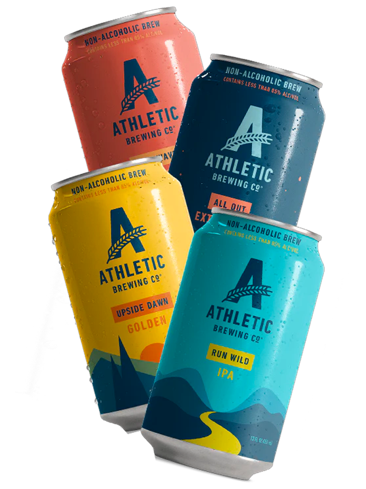Athletic Brewing Variety Case on white background