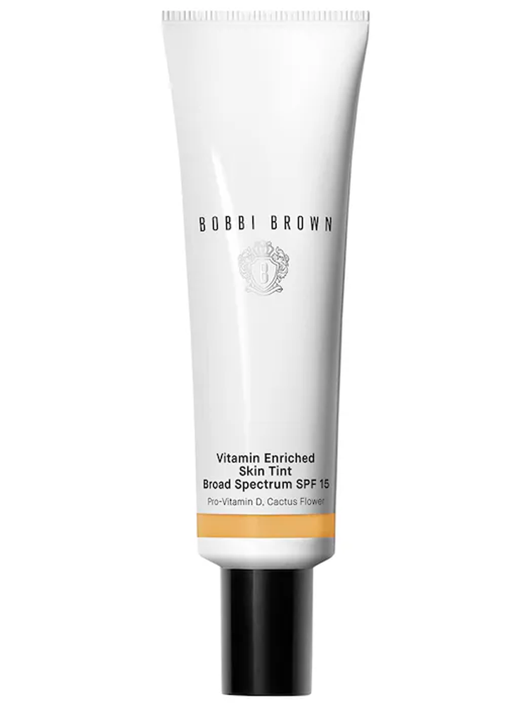 Bobbi Brown Vitamin Enriched Hydrating Skin Tint SPF 15  in branded tube component on a white background