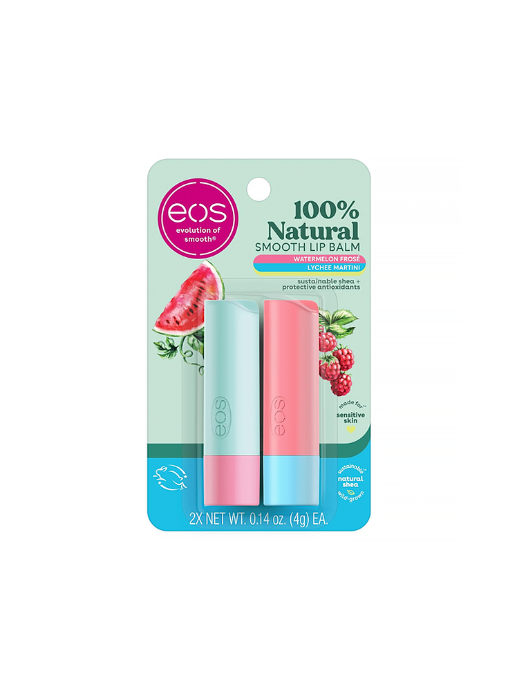 EOS 100% Natural Lip Balm Sticks (2-Pack)