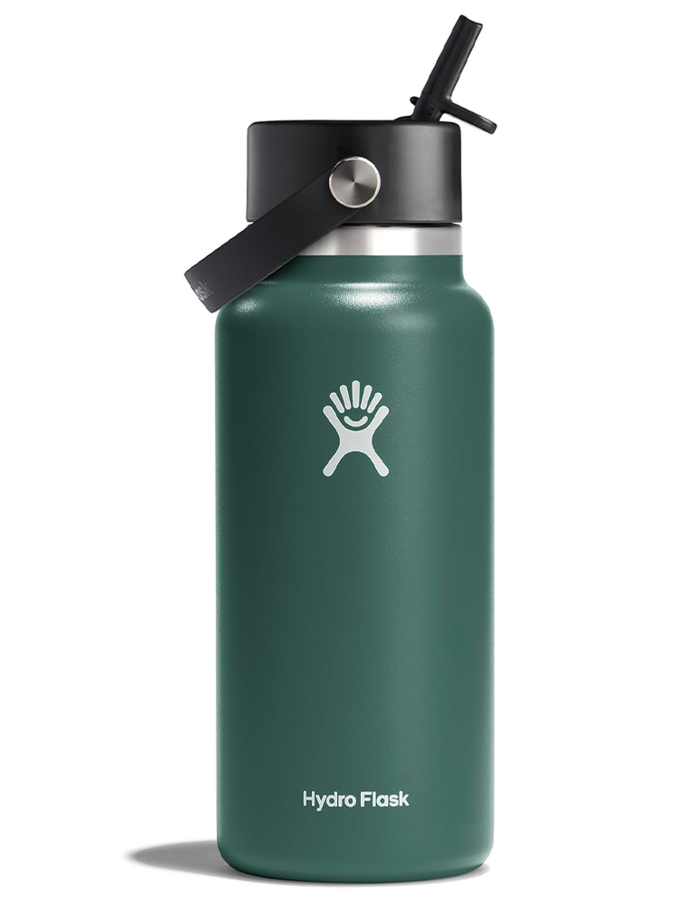  Hydro Flask Wide Mouth with Straw Lid on white background