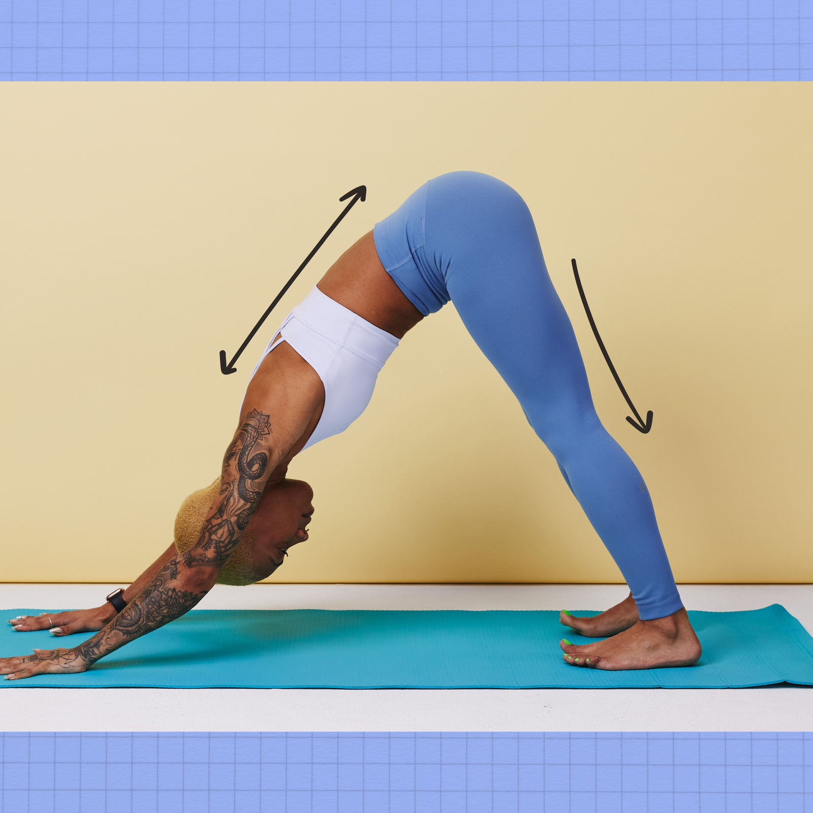 How to Master the Downward Dog Pose to Stretch Out Your Tight Hammies