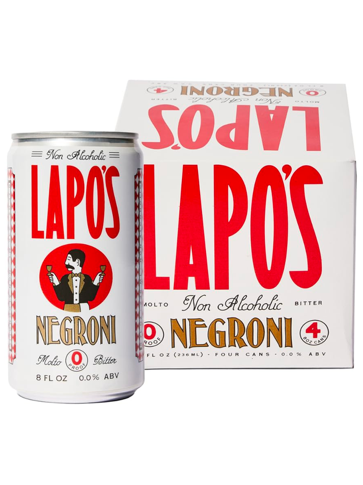 Lapo’s Non-Alcoholic Negroni on a white background