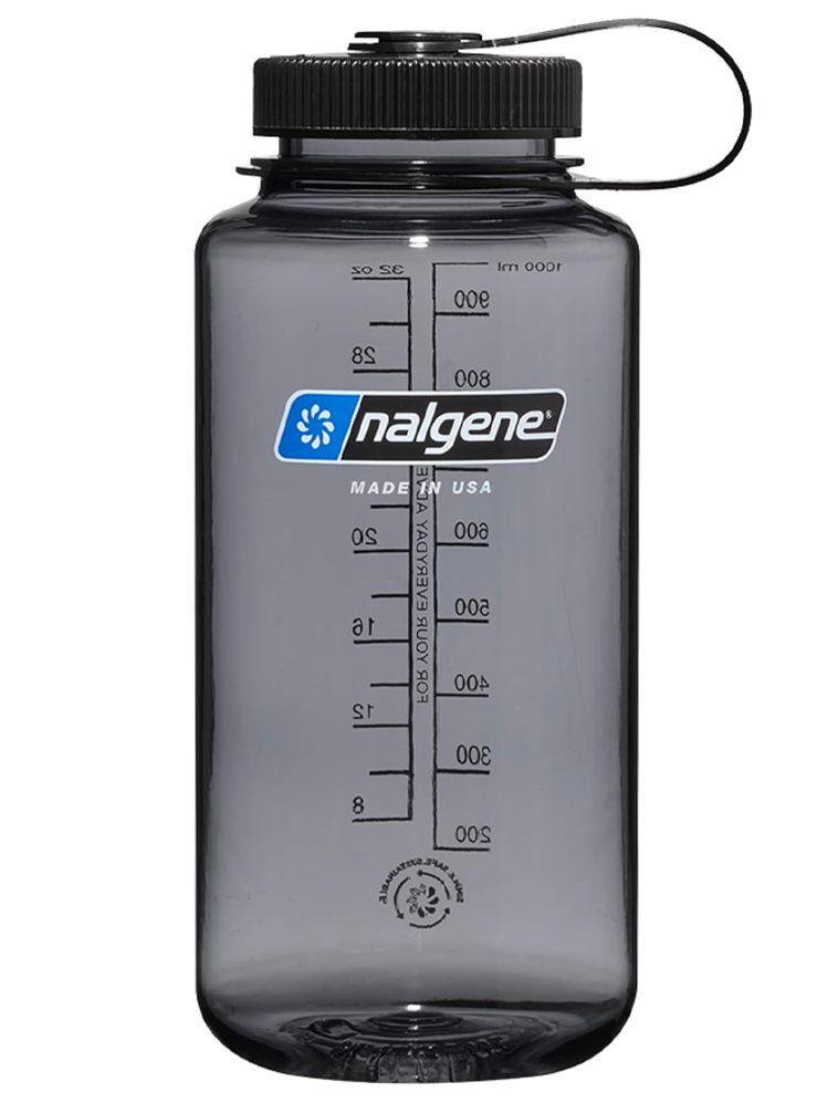 Nalgene Sustain Wide-Mouth Water Bottle on a white background