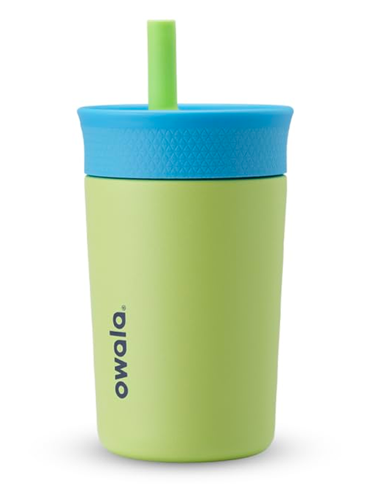 Owala Kids Insulation Stainless Steel Tumbler on a white background