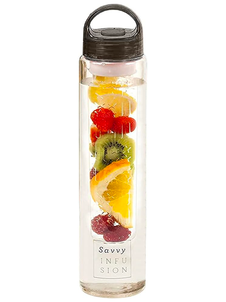Savvy Infusion Infuser Water Bottle on a white background