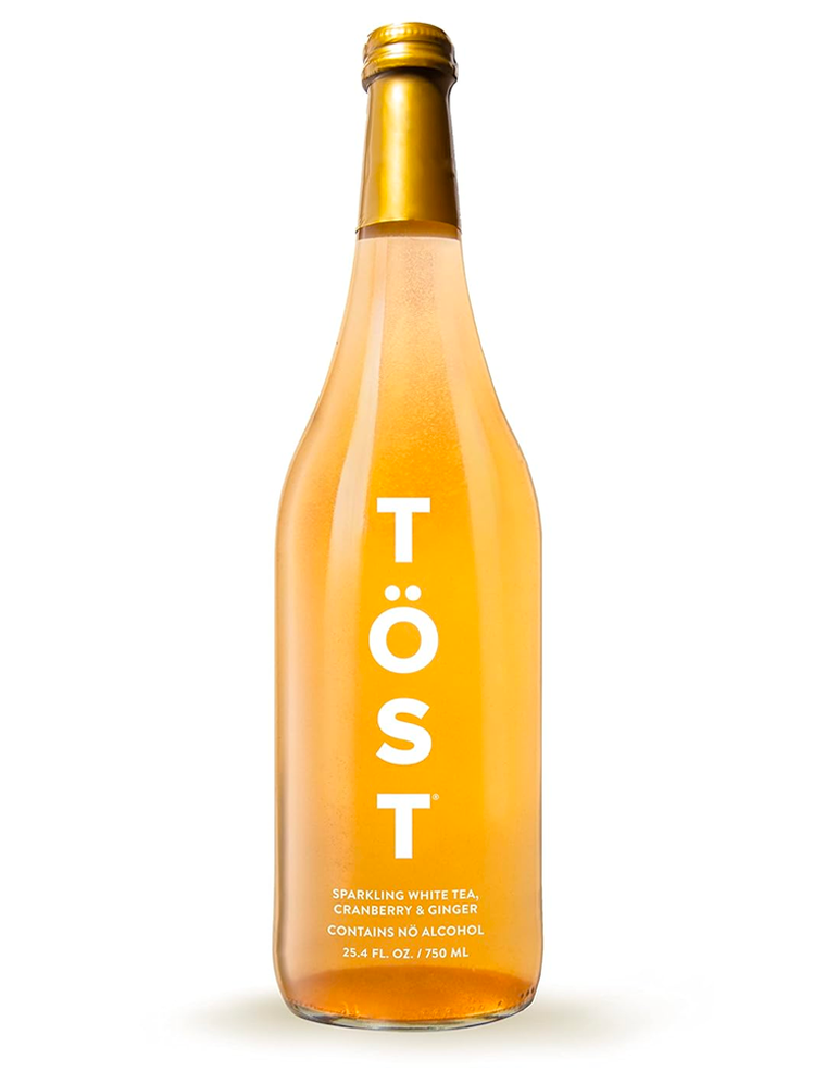 Töst All-Natural Alcohol Free Sparkling Beverage on a white background